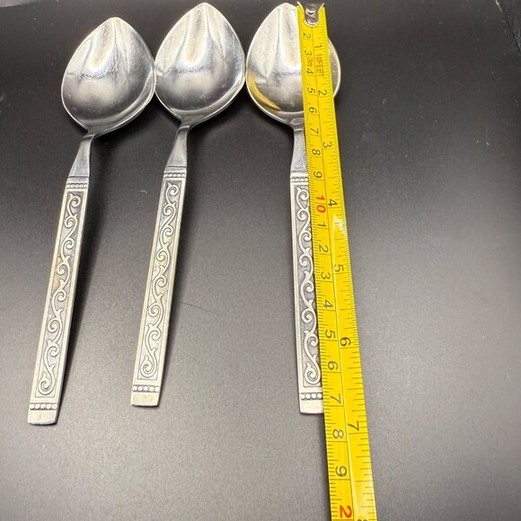 Oneida Spanish Court Stainless Steel Tablespoons Set Of 3 - Picture 5 of 5